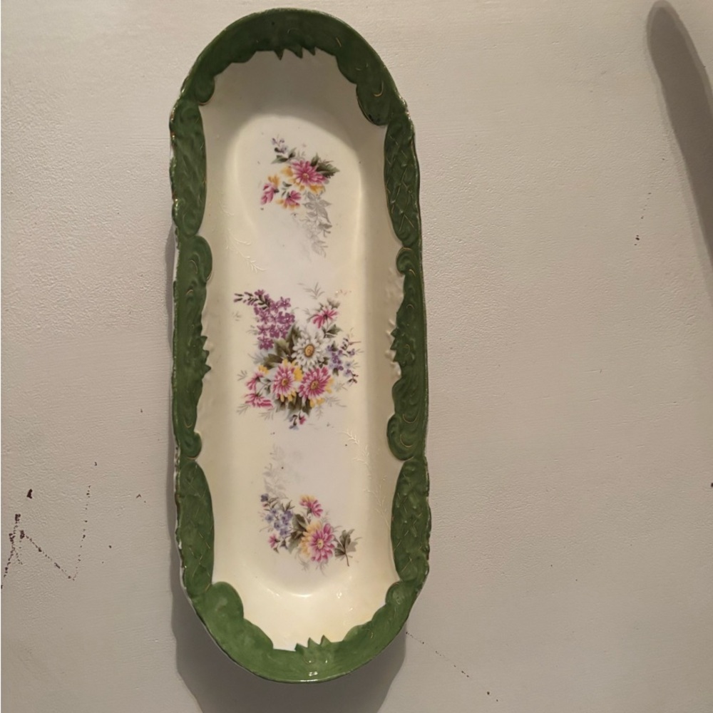 Vintage Porcelain Serving Tray/Trinket Dish